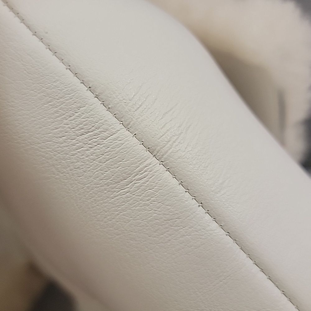 Anthony Wang WTF Dialo Wedge Booties - Ivory / Beige, Faux Fur, Women's SZ 8.5 - Picture 10 of 12